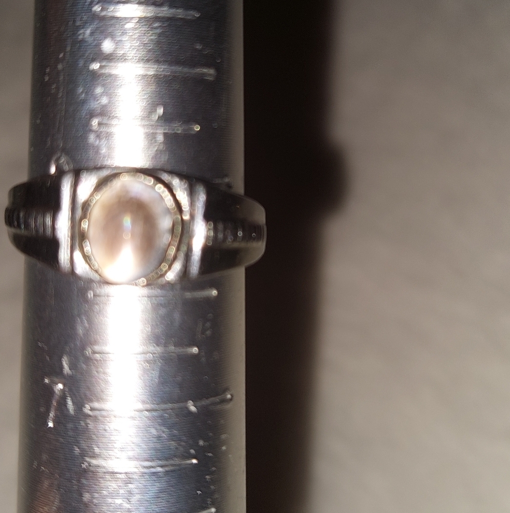 Silver Ring With Stone - image 5